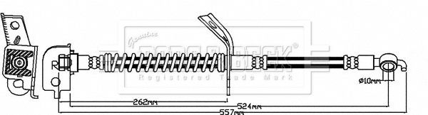 BORG & BECK Jarruletku BBH8129